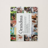 Baba, oma, Nana Definitie 14 Foto Legpuzzel (Verticaal)