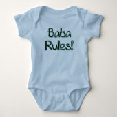 Baba Rules. Romper (Voorkant)