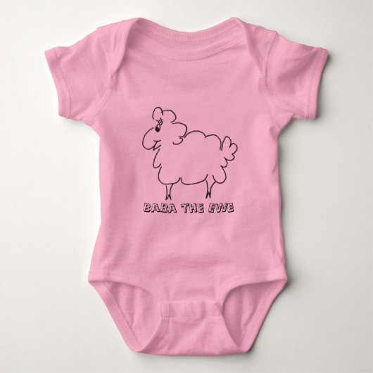 BaBa the Ewe Romper (Voorkant)