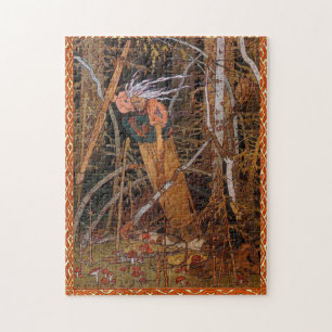 Baba Yaga - Vasilisa Beautiful By Ivan Bilibin Legpuzzel
