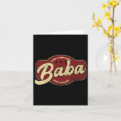 Baba zoals een opa maar cooler - Baba Arabisch  Kaart (Gele Bloem)