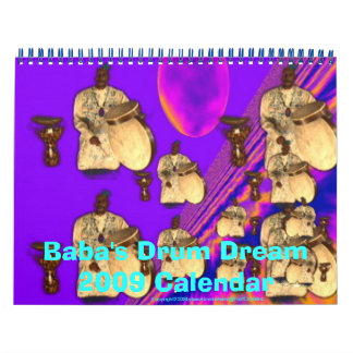 Baba's Dream Drum 2009 Agenda Kalender