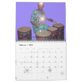Baba's Dream Drum 2009 Calendrier (Feb 2027)