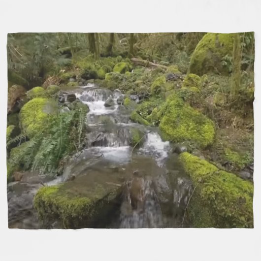 BABBLING BROOK FLEECE DEKEN (Voorkant (Horizontaal))