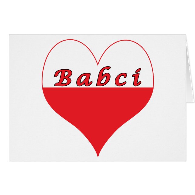 Babci Coeur polonais (Devant horizontal)