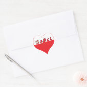 Babci Poland Heart Hart Sticker (Envelop)