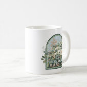 Babcia  Bloemen Grootmoeder Koffiemok (Voorkant rechts)