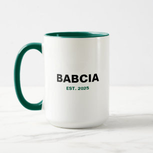 "Babcia Est. Jaar" - Het perfecte oma cadeau Mok