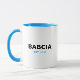 Babcia Est. Jaar - Het perfecte oma cadeau Mok