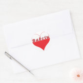 Babciu Poland Heart Ronde Sticker (Envelop)