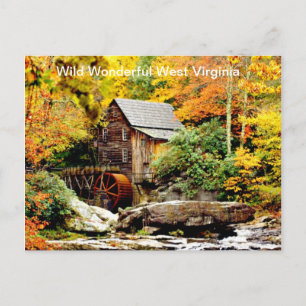 Babcock State Park Grist Mill Briefkaart