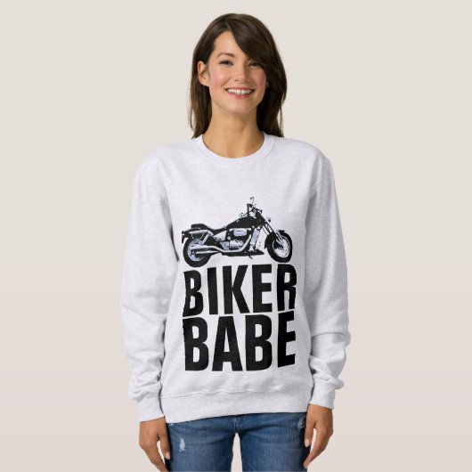 BABE BIKER Dames T-shirts Sweatshirts (Devant entier)