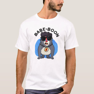 Babe-boon Funny Animal Monkey Baboon Pun T-shirt