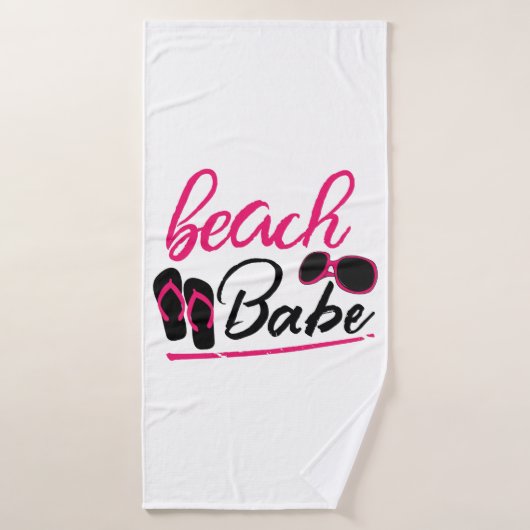 babe de plage (Serviette de bain)
