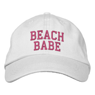 babe de plage casquette rose