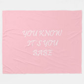 Babe Fleece Deken (Voorkant (Horizontaal))