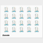 Babe Gezicht Stickers (Vel)