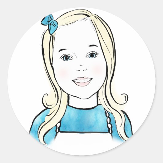 Babe Gezicht Stickers (Voorkant)