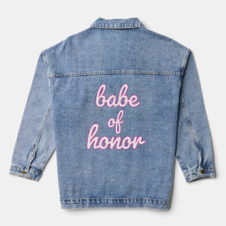 Babe Of Honor Bachelorette Party Pré-Mariage Group