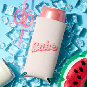 Babe Retro Pink Bachelorette Party Koelbox