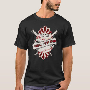 Babe Ruth King of Swing - Laat nooit de angst cite T-shirt