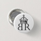 Babe Ruthless Crown Logo Button (Voorkant /achterkant)