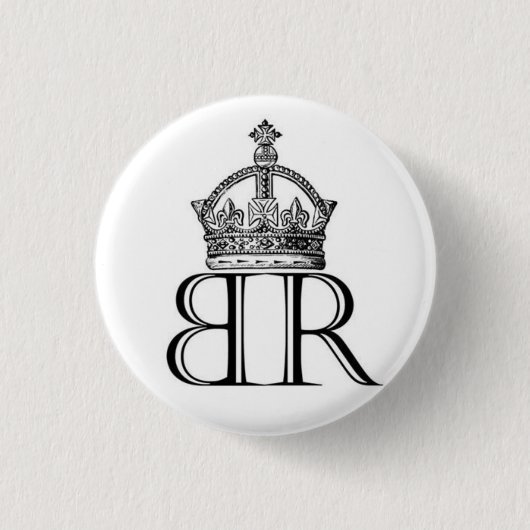 Babe Ruthless Crown Logo Button (Voorkant)