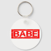 Babe Stamp Sleutelhanger (Achterkant)