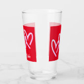 Babe Triple Red Heart Tumbler (Links)
