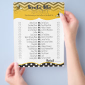 BaBee-Baby shower zou ze liever zien dat ze het sp Flyer (Hand)