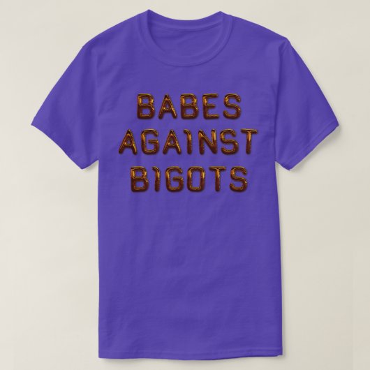 Babes against Bigots progresressive T-shirt (Design voorkant)