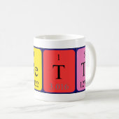 Babette periodieke mok naam (Voorkant rechts)