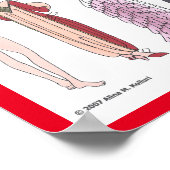 Babette Wears Paper Doll Poster (Hoek)