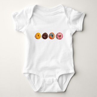 Babies Donut Print Bodysuit