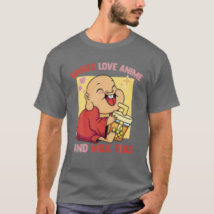 Babies Love Anime and Milk Teas - Cute Kawaii Anim T-shirt