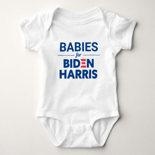 Babies voor Biden Harris Custom Text Romper (Voorkant)