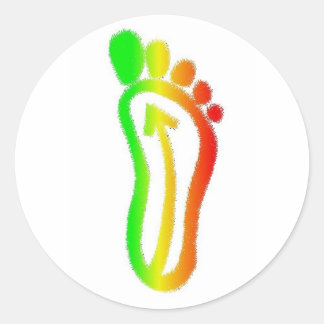 babinskifootrasta ronde sticker
