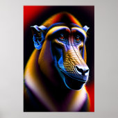 Baboon - Canvas Art Print (Voorkant)