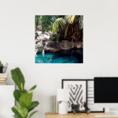 Baboon In Paradise, Poster (Bureau à domicile)