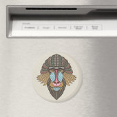 Baboon Magnet illustré (In Situ (Lave-vaisselle))