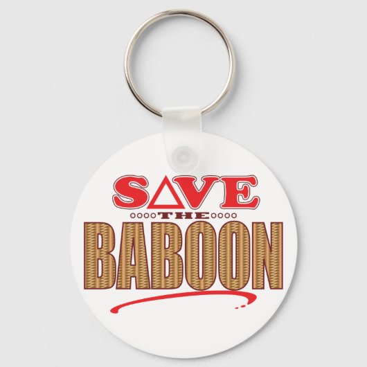 Baboon Save Sleutelhanger (Voorkant)