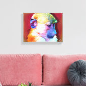 Baboon Stretched Canvas 12x (Insitu (Woonkamer))