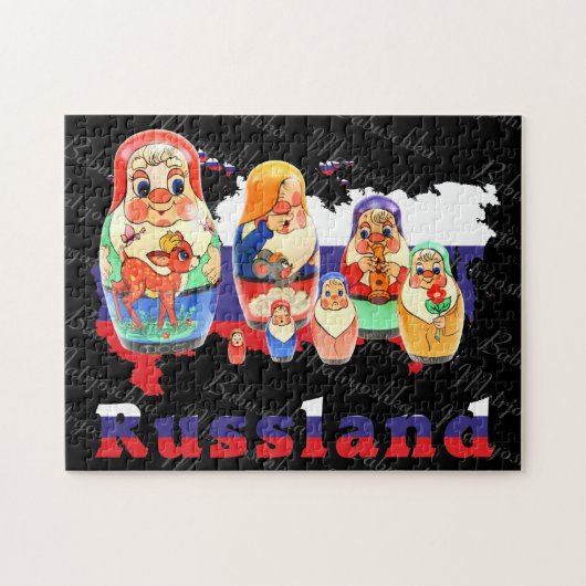 Babouchka Matryoshka Puzzles (Horizontal)