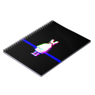 Babu Glitchcore Spiraal Notebook Notitieboek