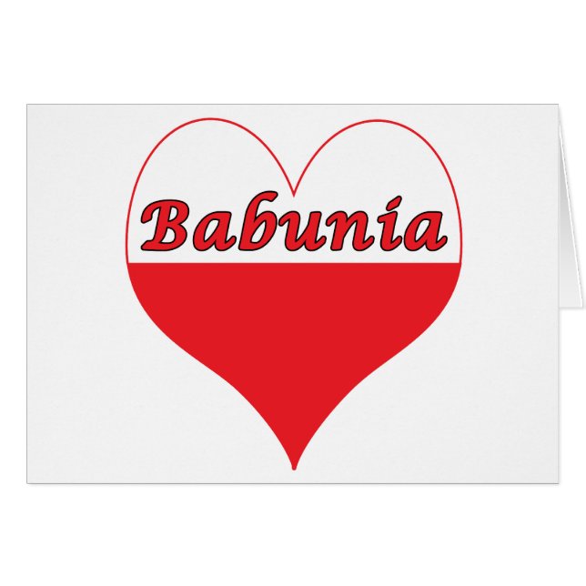 Babunia Coeur polonais (Devant horizontal)