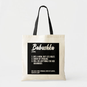 Babushka Definition Grootmoeder Russisch Tote Bag