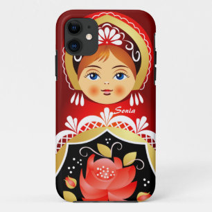 Babushka Matryoshka Russische dollar iPhone 11 Hoesje