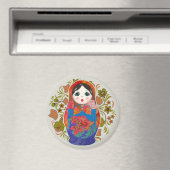Babushka Russian Nesting Dolls Magnet (In Situ (Lave-vaisselle))