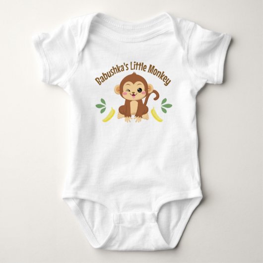 Babushka's Aapje Romper (Voorkant)