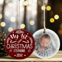 Baby 1e Kerstmishuis Decor